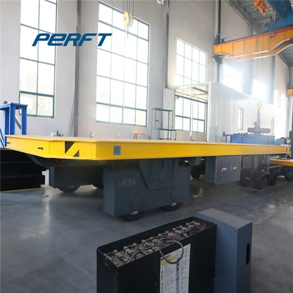 electric flat cart with flat steel deck 90t